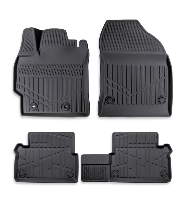 Set covorase auto din cauciuc tip tavita 3D Erpassan pentru TOYOTA AURIS II 2013-2018
