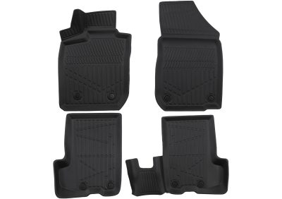 Set covorase auto din cauciuc tip tavita 3D Erpassan pentru DACIA LOGAN I (sedan) 2004-2012