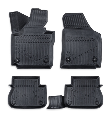 Set covorase auto din cauciuc tip tavita 3D Erpassan pentru VW CADDY IV 2015-2020
