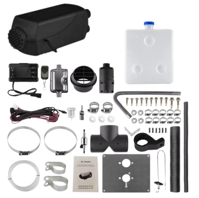 Incalzitor diesel cu aer (uscat) cu display LCD si telecomanda – 5kW, 12V / 24V