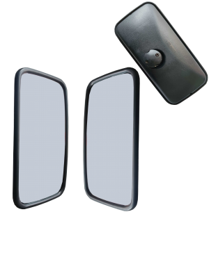 Set 2 bucati Oglinda universal exterioara laterală pentru vedere din spate 384 mm x 190 mm pentru camion, autobuz, utilaje de constructii si agricole, excavatoare, rulote si altele.