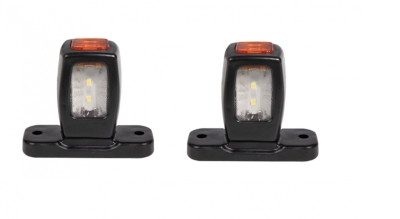 Set 2X LED Lampa Laterala, Pentru Gabarit, Rosu/Alb/Galben 12-24V