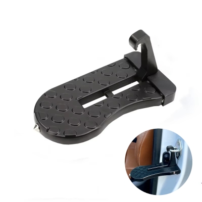 Treapta multifunctionala pentru usa auto pentru acces la plafon, cu ciocan de urgenta integrat, capacitate 180 kg