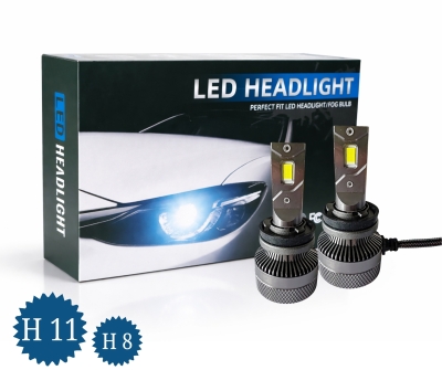 Set Becuri LED H11/H8 – Tehnologie Smart CSP, CANBUS, 70W, 12-24V