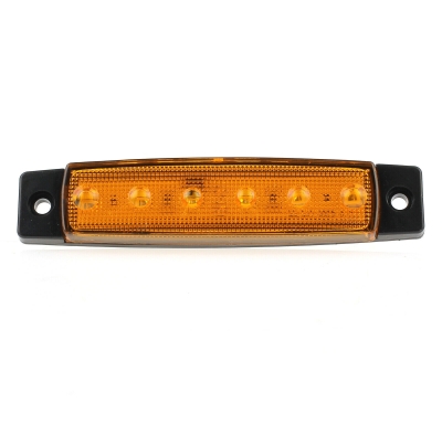 Lampa Laterala gabarit LED cu 6 LED-uri SMD – Galben, 12-24V - 93mm