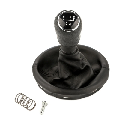 Nuca schimbator viteze cu burduf din eco piele pentru VW Transporter T5 / T5.1 5 viteze OEM 7H0711113 7E071144