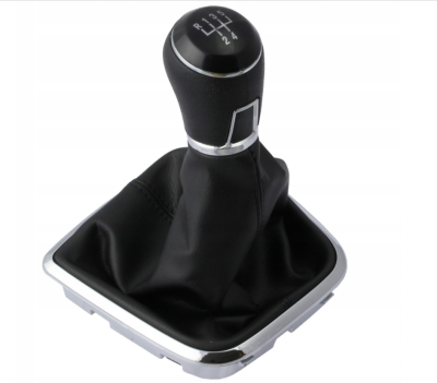 Nuca schimbator viteze cu burduf din eco piele pentru Volkswagen Polo 6R / 6C 5 viteze OEM 6R0711456B
