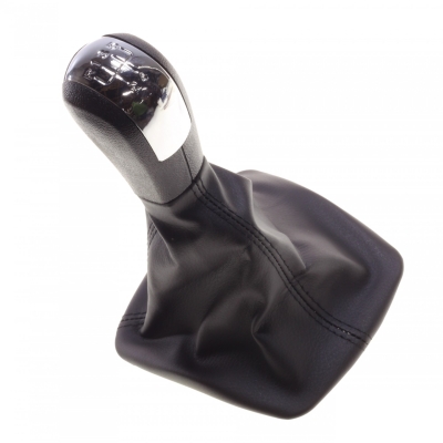 Nuca schimbator viteze cu burduf din eco piele pentru Skoda Octavia II 5 viteze OEM 1ZD711113A