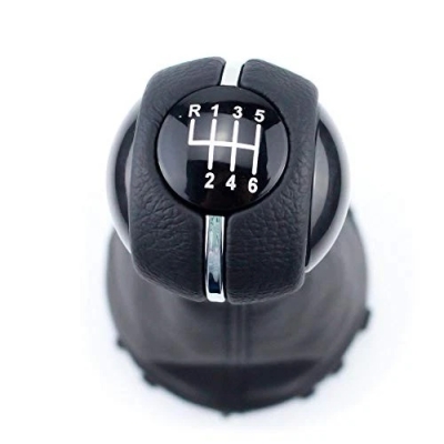 Nuca schimbator viteze cu burduf din eco piele pentru MINI Cooper 6 viteze OEM 25117641999