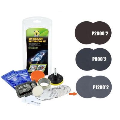 Kit restaurare faruri auto – curatare si polish Headlight Restoration Kit