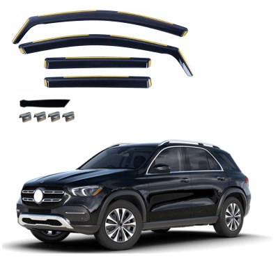 Set de 4 Paravanturi auto de vant pentru geamuri fata si spate pentru Mercedes Benz GLE V167 2020-2023