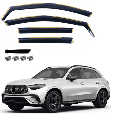 Set de 4 Paravanturi auto de vant pentru geamuri fata si spate pentru Mercedes Benz GLC X254 2022+