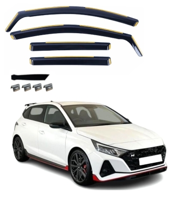Set de 4 Paravanturi auto de vant pentru geamuri fata si spate pentru Hyundai i20 III 2020+
