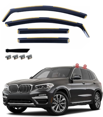 Set de 4 Paravanturi auto de vant pentru geamuri fata si spate pentru BMW X3 (G01) 2017-2023