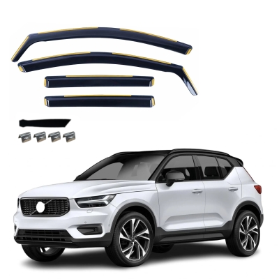 Set de 4 Paravanturi auto de vant pentru geamuri fata si spate pentru Volvo XC40 2018+