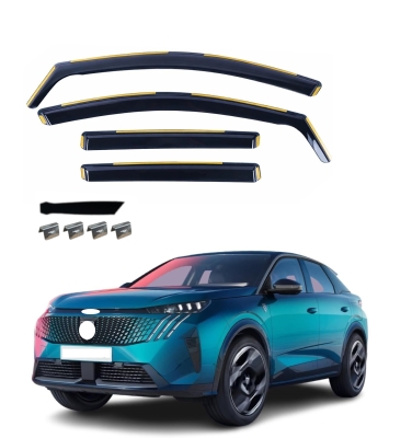 Set de 4 Paravanturi auto de vant pentru geamuri fata si spate pentru Peugeot 3008 III 2023+