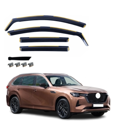 Set de 4 Paravanturi auto de vant pentru geamuri fata si spate pentru Mazda CX-80 2024+