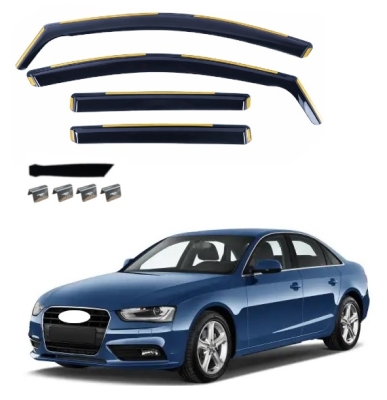 Set de 4 Paravanturi auto de vant pentru geamuri fata si spate pentru Audi A4 (B8) Sedan 2008-2015