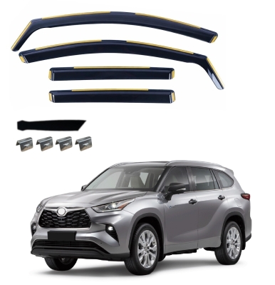 Set de 4 Paravanturi auto de vant pentru geamuri fata si spate pentru TOYOTA HIGHLANDER IV 5 usi 2020+