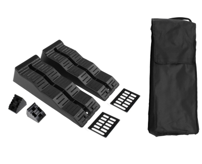 Set rampe service auto 2.5 tone, cu opritoare si husa pentru depozitare, negru