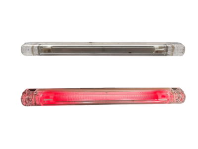 Lampa laterala Gabarit LED – Rosu 6 LED-uri 24V 240 mm