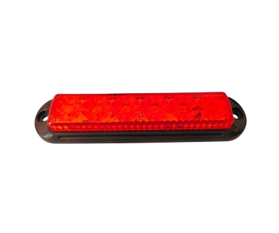 Lampa laterala Gabarit LED Stroboscopic – Rosu 6 LED-uri 4 functii 12V-24V