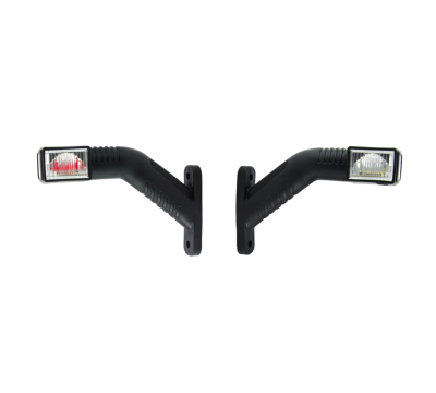 Set Lampi Laterale Gabarit LED cu 3 pozitii – Galben Alb Rosu, 6 diode, 12V-24V, 180 mm