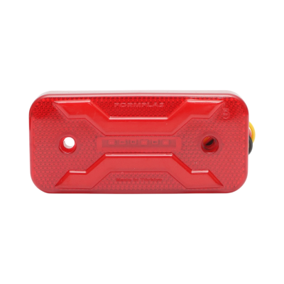 Lampa laterala Gabarit LED X cu Efect Neon - Rosu 30 LED-uri 2 Functii 12V/24V