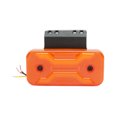 Lampa laterala Gabarit LED X cu Efect Neon si Suport - Galben 30 LED-uri 2 Functii 12V/24V