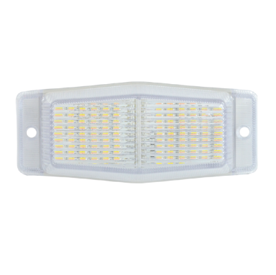 Lampa laterala Gabarit LED Stationara cu 2 Lumini - Galben/Alb 24 LED-uri 24V