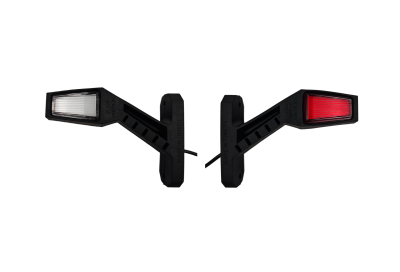 Set Lampa laterala Gabarit LED tip corn cu 3 pozitii - Galben, Alb si Rosu, 140 mm, 12V-24V