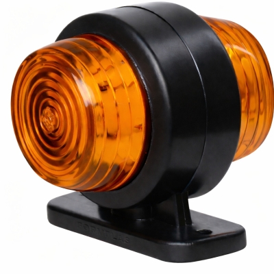 Lampa Laterala Gabarit LED portocalie, 12-24V, IP67, pentru camion, remorca, semiremorca, rulota si utilaje speciale