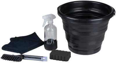 Set pentru curatarea autoturismului DIRT DEVIL – 5 piese cu galeata pliabila
