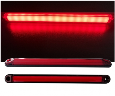 Lampa laterala Gabarit LED – Rosu Neon 15 LED-uri 12V-24V 240 mm