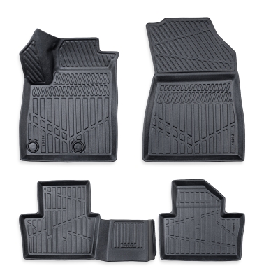 Set covorase auto din cauciuc tip tavita 3D Erpassan pentru RENAULT AUSTRAL Mild Hybrid 2022+