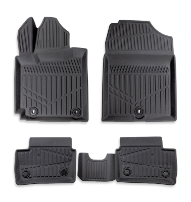 Set covorase auto din cauciuc tip tavita 3D Erpassan pentru KIA PICANTO III 2017+