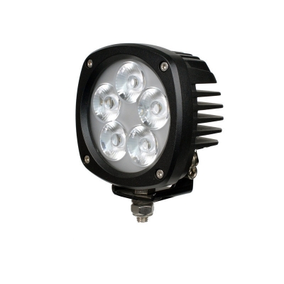 Proiector LED Flexzon, PRO, Pentru Masina Agricol, Tractor, ATV, Jeep, 5100lm, 11cm, 50W, 12V-24V, 5 Leduri, Compatibil John Deere, Case IH