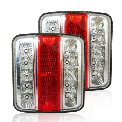 Set de Doua Lampi Auto LED Spate Flexzon, Universale, 5 Functii, Remorca, Camion, Trailer, 12-24V