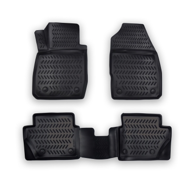 Set covorase auto din cauciuc tip tavita 3D X-SERIES pentru FORD FIESTA 2002-2008