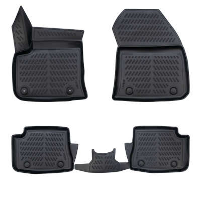 Set covorase auto din cauciuc tip tavita 3D X-SERIES pentru OPEL CORSA-e 2021+, OPEL MOKKA-e 2021+, CITROEN-e C4 2021+, PEUGEOT 208-e 2021+