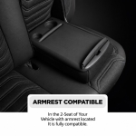 Set huse scaune premium PANDA pentru FORD TRANSIT CUSTOM MK1 2012-2023, Piele ecologica si material textil, Negru/Gri