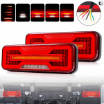 Set lampi spate LED 4 functii stanga + dreapta E9 cu semnalizare dinamica - 12/24V