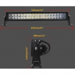 LED Bar Flexzon4D Epistar 120W/12V-24V,  54 Cm , 7200 Lumeni, Spot & Flood Combo Beam