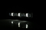 Led Bar Proiector Flexzon, 3 functii, 28,4cm, 30W, 2200lm, 12V - 24V, E-Mark, pentru ATV, Jeep, Barca, Camion, Tractor