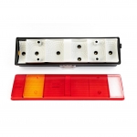 Set 2 LED Lampi Stop Auto Flexzon, Cu Priza, 8 Functii, Pentru Remorca, Camion, Trailer, 12V -24V, 46cm x 13cm