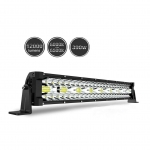 56 Cm LED Bar 9D 390W 12000lm 12V-24V  TRI-row Spot & Flood Combo Beam