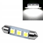 Set 10X Becuri Led C5W Flexzon, 3 SMD, 41mm, 12V, Pentru Plafoniere, Portbagaj, Lumina Alb 6000k