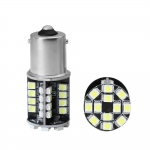 Set 2X Becuri Led Flexzon, 44 SMD,1156 P21W, 12V, Canbus, Lumina Rosie