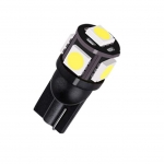 Set 2X Becuri Led T10 Flexzon, 5 SMD, W5W, 12V, Pentru Pozitie, Plafoniere, Portbagaj, Lumina Alb 6000k