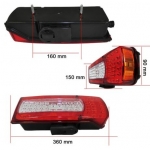 Set 2 Auto LED Lampi Spate, Stanga Si Dreapta, LED SMD, 24V,  Compatibile VOLVO FH / FM 2012+